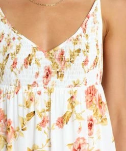 PUP3 Amarlie Dress - White Floral Dresses