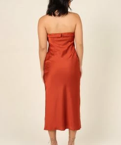 PUP14 Analeah Dress - Rust Dresses