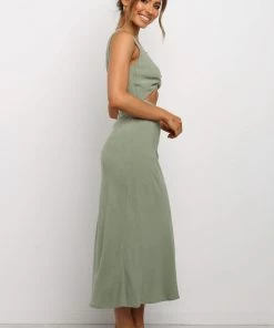 PUP55 Apollo Dress - Olive Dresses