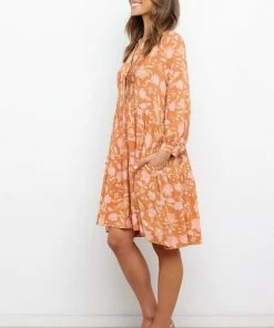 PUP50 Dresses Arden Dress - Rust