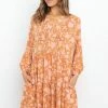 PUP50 Dresses Arden Dress - Rust