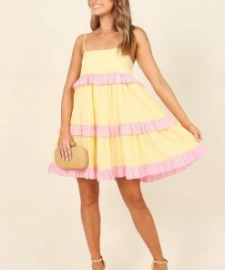 PUP3 Avalynn Dress - Yellow