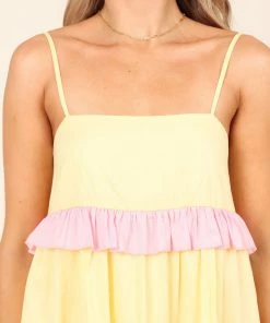PUP3 Avalynn Dress - Yellow