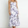 PUP58 Azelia Dress - Blue Floral Dresses