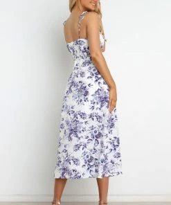PUP58 Azelia Dress - Blue Floral Dresses