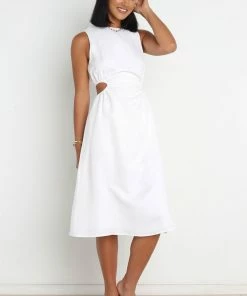 PUP55 Azita Dress - White Dresses