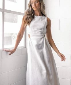 PUP55 Azita Dress - White Dresses