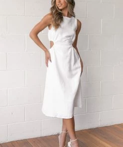 PUP55 Azita Dress - White Dresses