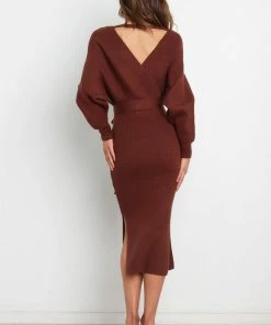 PUP6 Bambina Dress - Chocolate Brown