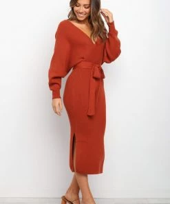 PUP6 Bambina Dress - Rust Dresses