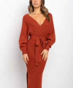 PUP6 Bambina Dress - Rust Dresses