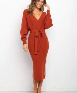 PUP6 Bambina Dress - Rust Dresses