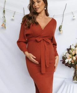 PUP6 Bambina Dress - Rust Dresses