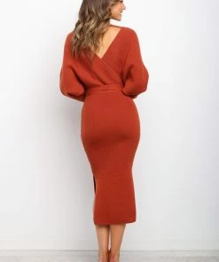 PUP6 Bambina Dress - Rust Dresses