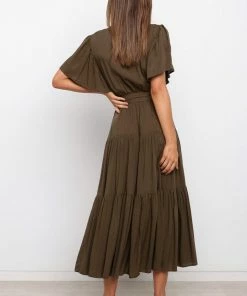 PUP49 Barker Dress - Brown Dresses