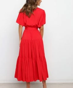 PUP49 Barker Dress - Red