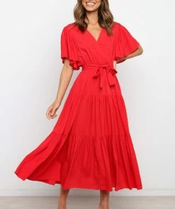 PUP49 Barker Dress - Red
