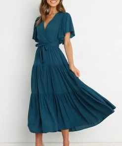 PUP49 Barker Dress - Teal