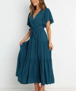 PUP49 Barker Dress - Teal