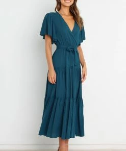 PUP49 Barker Dress - Teal