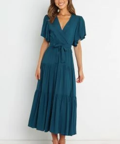 PUP49 Barker Dress - Teal