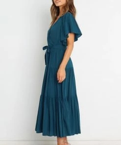 PUP49 Barker Dress - Teal