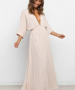 PUP9 Bayview Dress - Beige Dresses