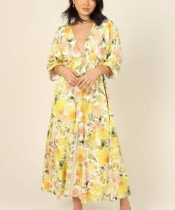 PUP9 Bayview Dress - Yellow Dresses