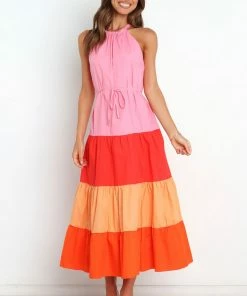 PUP49 Dresses Becca Dress - Pink Splice