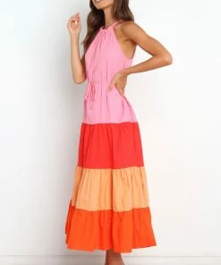 PUP49 Dresses Becca Dress - Pink Splice