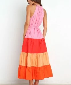 PUP49 Dresses Becca Dress - Pink Splice