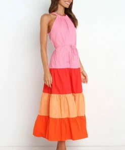 PUP49 Dresses Becca Dress - Pink Splice