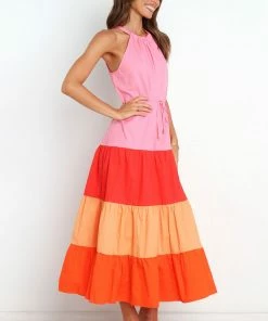 PUP49 Dresses Becca Dress - Pink Splice