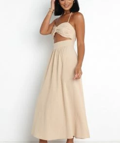 PUP42 Boat Dress - Beige