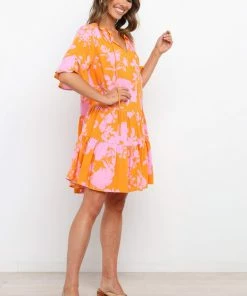 PUP49 Brighton Dress - Orange