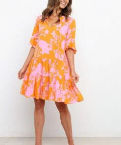 PUP49 Brighton Dress - Orange