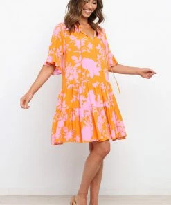 PUP49 Brighton Dress - Orange