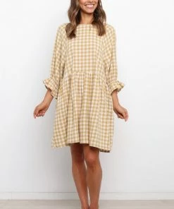 PUP50 Broome Dress - Mustard