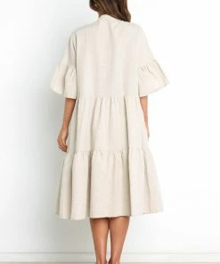 PUP3 Cadagon Dress - Beige Dresses