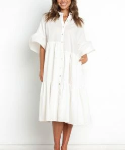 PUP3 Dresses Cadagon Dress - White