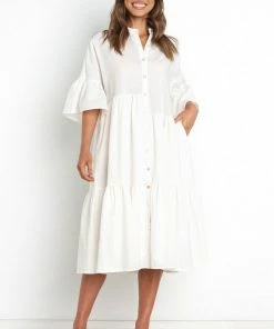 PUP3 Dresses Cadagon Dress - White