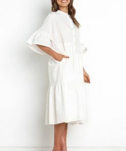 PUP3 Dresses Cadagon Dress - White