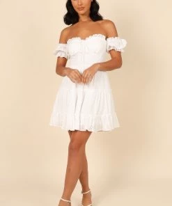 PUP4 Dresses Cali Mini Dress - White