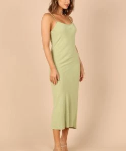PUP52 Dresses Cecily Slip Dress - Sage