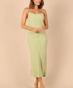 PUP52 Dresses Cecily Slip Dress - Sage