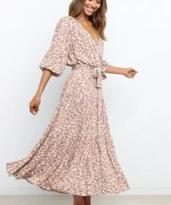 PUP49 Chantal Dress - Beige Dresses