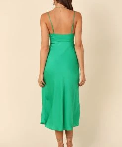 PUP4 Charlotte Midi Dress - Green Dresses