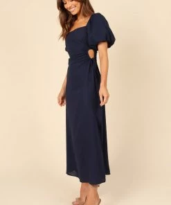 PUP4 Dresses Chloe Cut Out Dress - Navy