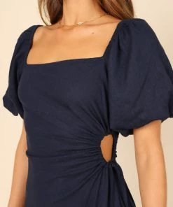 PUP4 Dresses Chloe Cut Out Dress - Navy