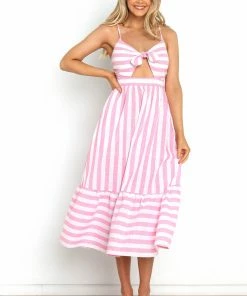 PUP3 Cruise Dress - Pink Stripe Dresses